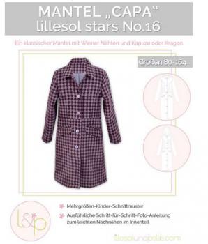 Papierschnittmuster - Mantel Capa No. 16 - Kinder- Lillesol & Pelle